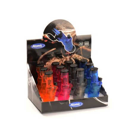 AT-3 Blue Jet Lighter Bong Modern and Classic Adjustable Cigarette Torch Cigar Lighter Customizable Jet Burner