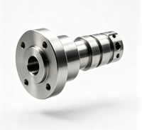 Tige à palier creuse usinée CNC sur mesure en acier inoxydable, usinage de précision, résistante à la corrosion pour l'usinage