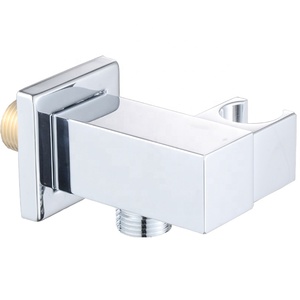 DIECHENG-Soporte cuadrado de latón de alta calidad para <span class=keywords><strong>ducha</strong></span>, soporte de estante para <span class=keywords><strong>ducha</strong></span>, base de pared <span class=keywords><strong>fija</strong></span> oculta, soporte de rociado de mano para <span class=keywords><strong>ducha</strong></span> - Product Image 1