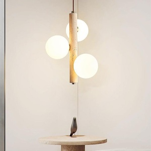 Lámpara Colgante de Travertino Natural de Estilo Moderno Wabi-Sabi para Mesitas de Noche de Dormitorio, Acentos de Habitaciones de Hotel, Decoración de Comedor de Apartamentos - Product Image 3