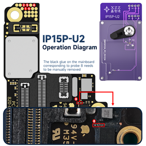 Programmeur IC de charge XZZ U2 sans fil, sans câble, lecteur-graveur, outil de réparation pour <span class=keywords><strong>iPhone</strong></span> 15 16 Pro Max - Product Image 4