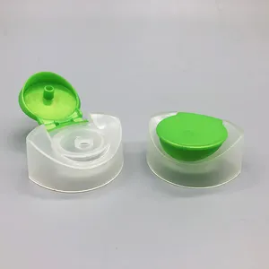 Plastic Shampoo Bottle Caps Double Color Oval Plastic Flip Top Cap 200ml Shampoo Bottle Lid Closure