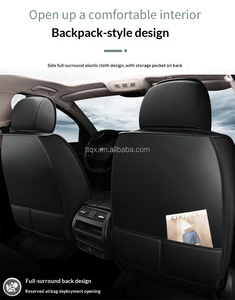 Fundas de Asiento de Coche de Cuero Rojo, Completas, de Lujo, Duraderas, para Todas las Estaciones, Cómodas, para <span class=keywords><strong>Hyundai</strong></span> Elantra, Tucson, <span class=keywords><strong>Kona</strong></span>, I20, I30 - Product Image 4