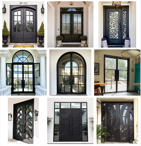 Excellents modèles de portes d'entrée à double battant en <span class=keywords><strong>fer</strong></span> <span class=keywords><strong>forgé</strong></span> - Product Image 6