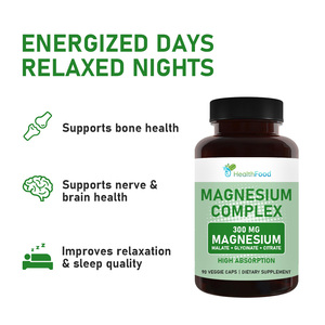 Capsules de complexe de magnésium OEM ODM avec citrate de magnésium pour soutenir la santé osseuse, capsules de glycinate de magnésium - Product Image 3
