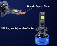 Ampoules de phares LED neuves et lumineuses 200w 32000lm H7 H11 9005 9006 9012 H4 9007 24v pour camion