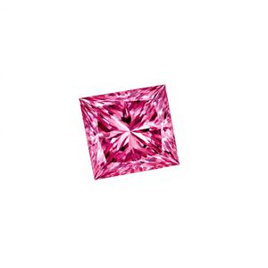 โมอิสซาไนต์สังเคราะห์ (สร้างในห้องปฏิบัติการ) คุณภาพ VVSI 10 กะรัต สีชมพู ทรงปรินเซสคัท ขนาด 12x12 มม. สำหรับงานหมั้นและทำเครื่องประดับ ขายส่ง - Product Image 1