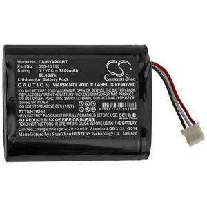 Batterie de remplacement 3.7V, 7800mAh pour panneau de sécurité intelligent, pour ADT loader, Honeywell 300 — 10186