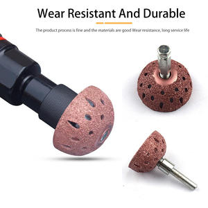 Tête de meule de polissage en acier au tungstène de type bol pour la réparation et le meulage des pneus - Product Image 6