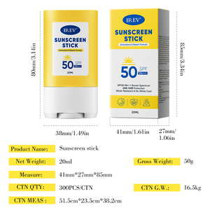<span class=keywords><strong>Stick</strong></span> solaire personnalisé SPF50 UVA/UVB, soin de la peau coréen, protection contre les coups de soleil, produits de beauté, <span class=keywords><strong>stick</strong></span> solaire IREV - Product Image 6