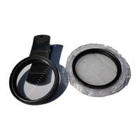 Filtre miroir Starlight brossé coloré à effets spéciaux pour appareil photo, objectif macro super grand-angle professionnel pour téléphone et reflex numérique