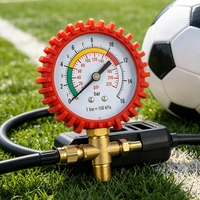 Tire Pressure Gauge Copper Alloy Joint Phosphor Bronze Tube 40-80mm 0-18 bar Back or Bottom Connection for Car Truck Bicycle