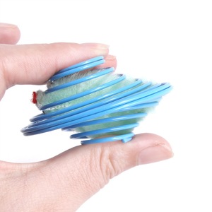 Eco-Friendly Cat Toy from <strong>Pet</strong> Supplier Colorful <strong>Playful</strong> Coils with Mouse Fur Stretchable Rolling Balls for Cats - Product Image 3