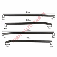 Joint d'étanchéité de moulure de vitre de porte pour Toyota Hilux Vigo MK6, compatible avec Toyota Fortuner 2005-2015