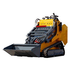 Mini-chargeur robuste tous temps avec conception de skid steer de cabine fermée confortable pour la construction et le déneigement - Product Image 3