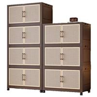 Armoire de rangement pliable en bois massif moderne, haute, pour salon et hôtel, grande capacité, gain de place