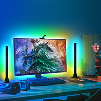 Rétroéclairage LED pour téléviseur Wifi Nanxin avec caméra, bande lumineuse LED RGBIC ambiante, synchronisation avec la télévision et contrôle par application Alexa Google