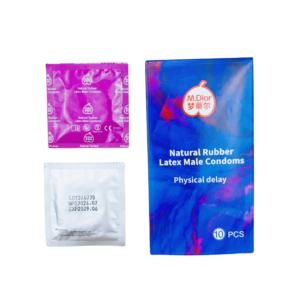 Ultradünne Trauben-Aromatisierte Latex-Kondome für Männer Genoppte Sex-Kondome - Product Image 6