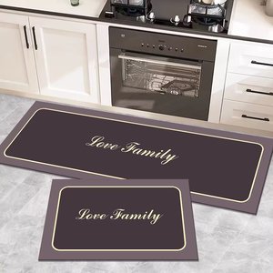 Hiện Đại 2-Mảnh Chống-Trượt Sàn Nhà Bếp Thảm 2.5Mm Dày Siêu Thấm Diatom Bùn Pad Có Thể Giặt Đệm Tắm Thảm - Product Image 3