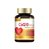 Complément alimentaire pour la santé cardiaque : capsules molles de coenzyme Q10 et nattokinase, fabriqué par un fabricant de suppléments CQ10.
