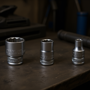 Llave de vaso poligonal Fervi, serie normal, 12 puntas, acero al cromo vanadio, para reparación automotriz - Product Image 3