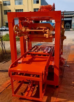 Pavage en béton semi-automatique 6 pouces Machine de fabrication de blocs Qtj4 26 décoratifs en ciment creux solide en Sierra Leone en Tanzanie