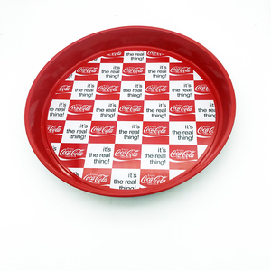 Khay kim loại tròn lớn trang trí đặt hàng riêng, in offset CMYK trên bề mặt, dùng làm quà tặng & thủ công - Product Image 4