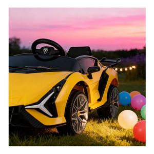 Auto Eléctrico para Niños con Panel de Control Fácil de Usar, Reproductor de Música MP3, Construcción de Plástico Resistente para que los Niños Aprendan a Conducir - Product Image 2