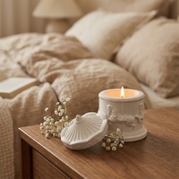 Bougie parfumée haut de gamme en cire de soja, design créatif en gypse, cadeau d'anniversaire pour filles, décoration d'intérieur parfumée, aromathérapie, thème carrousel