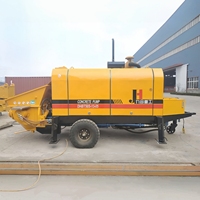 Mesin Pompa Beton Semen Mobile JIUHE Tekanan Tinggi Pompa Beton Trailer Harga Pompa Beton