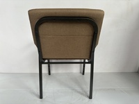Silla de Iglesia Moderna Apilable para Pastor, Silla de Púlpito con Brazos, Reposabrazos Enlazables Duraderos, Sillas de Conferencia para Iglesia