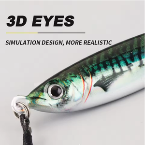 <span class=keywords><strong>Leurre</strong></span> de pêche en métal, jig coulant lent, jigging lent, 20g 30g 40g 60g 80g, <span class=keywords><strong>leurre</strong></span> dur de lancer, eau salée, artificiel, <span class=keywords><strong>brochet</strong></span>, bar, matériel de pêche - Product Image 3