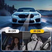 Boîte noire intelligente 2CH 2K pour voiture avec enregistreur de conduite nocturne 3 en 1, caméra de voiture à double objectif avec Wifi et GPS 2K