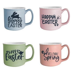 Taza de Café Matcha de Porcelana Ecológica Mate, Reutilizable, Apta para Alimentos, Apta para Lavavajillas y Microondas, Personalizable, Estilo de Dibujos Animados, BSCI - Product Image 6