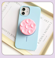 Support de téléphone pliable multifonctionnel Seezik avec ventouse universelle en silicone double face