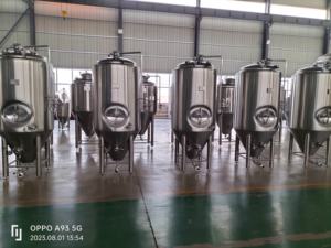 100L pequeno cônico comercial de aço inoxidável cerveja fermentação tanque com isolamento e glicol jaquetas micro cervejaria equipamentos - Product Image 3