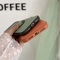 Coque respirante en TPU et PC avec anneau magnétique rotatif à 360° anti-chute pour iPhone 18 17 16 Pro Max