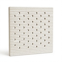 Plaque de four en carbure de silicium poreux, panneau réfractaire perforé, mobilier de four à économie d'énergie pour la cuisson industrielle