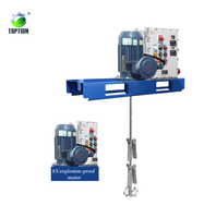 Agitatore Automatico in Acciaio Inox 304 per Serbatoio IBC, Miscelatore Motorizzato per Materiali Liquidi, Capacità 1000L