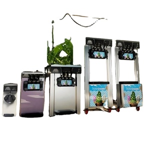 Machine à glace industrielle 25L/H à production continue pour boulangerie, pour la fabrication automatique de cornets de glace molle et de snacks au lait. - Product Image 2
