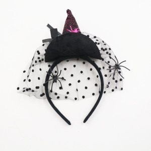 Disfraz de Halloween de Spiderman para Niñas, Falda Tutú, Sombrero de Bruja, Diadema, Conjunto de Disfraces para Fiestas - Product Image 4