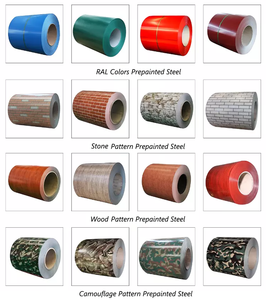 AISI 0.4mm 0.5mm Độ dày ppgi cuộn dây thép tấm lợp kẽm tráng RAL Màu sắc mạ kẽm pre-sơn cuộn dây thép - Product Image 6
