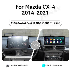 Navegador <span class=keywords><strong>GPS</strong></span> con Pantalla Táctil de 12.3 Pulgadas ZWNAV para Mazda CX-4 2014-2021 con CarPlay, Android Auto, 5G/WiFi y Mapa Mundial - Product Image 2