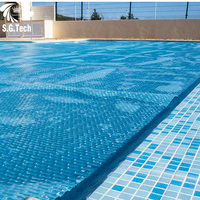 Bâche de piscine gonflable solaire Water Crown à installation rapide et facile, en PE haute qualité 400, 500, 600 microns, prix réduit