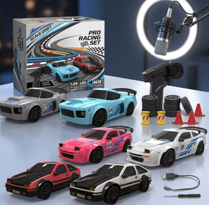 Voiture de course RC 4x4 à l'échelle 1:24 Genetic Speed avec LED lumineuses de nuit, jouet télécommandé haute performance pour enfants - Product Image 3