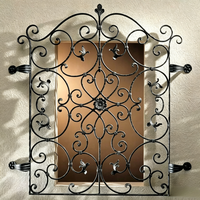 Reja de Seguridad para Ventanas, Barras de Hierro Forjado, Protector Decorativo para Ventanas, Tamaño Personalizado para Casa o Apartamento