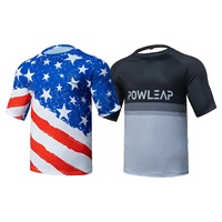 Maillot de motocross tout-terrain pour homme à manches courtes, vente exceptionnelle 2025, léger, en maille respirante, maillot de VTT MX