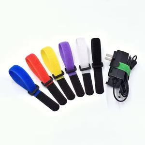 Yüksek kaliteli kablo bağları bağlama kayışı Velcroes veri kablosu bağları 100% naylon cırt cırt Velcroes özel bağlama kayışı Velcroes - Product Image 2