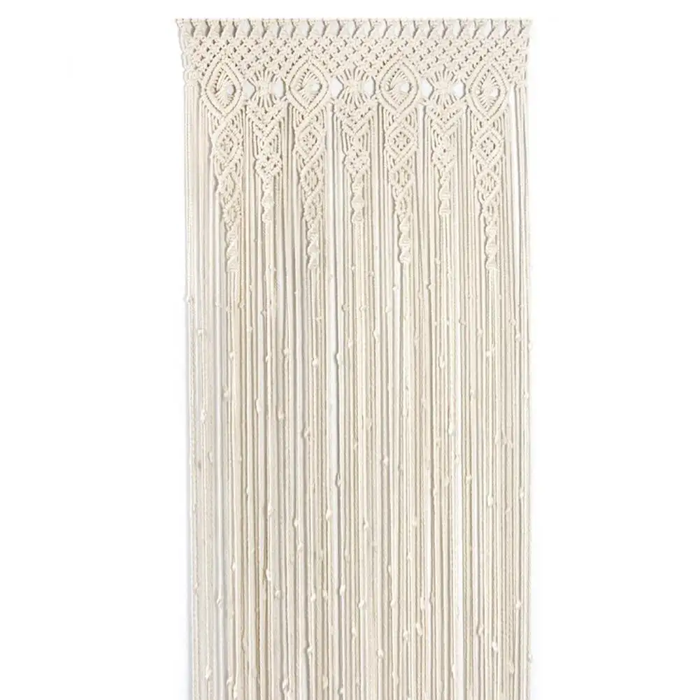 New Room Divider jersey rope weaved door curtain Bohemian style hand weave Macrame Door Curtain for home or hotel
