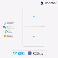 Interrupteurs à bouton standard américains, interrupteur intelligent pour la commande à distance des interrupteurs de maison intelligente avec ligne neutre